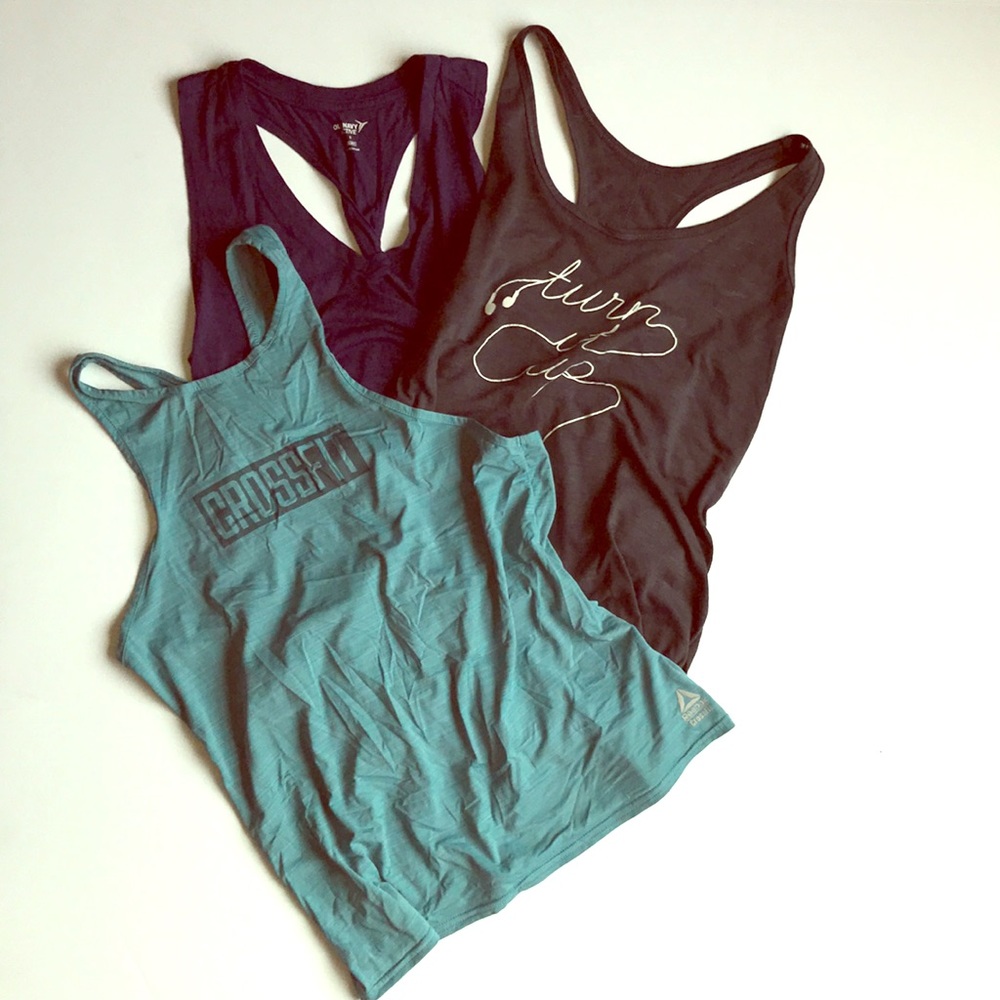3 workout tanks EUC